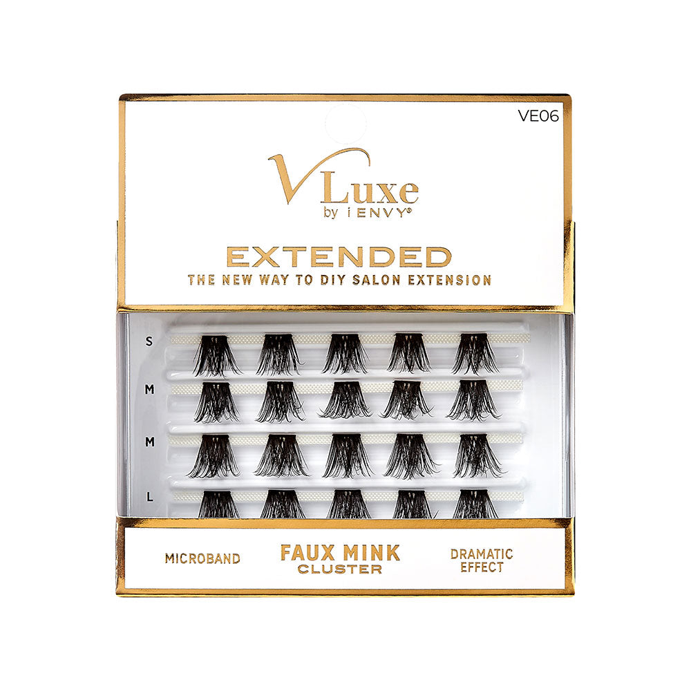 Extended Faux Mink Cluster Lashes