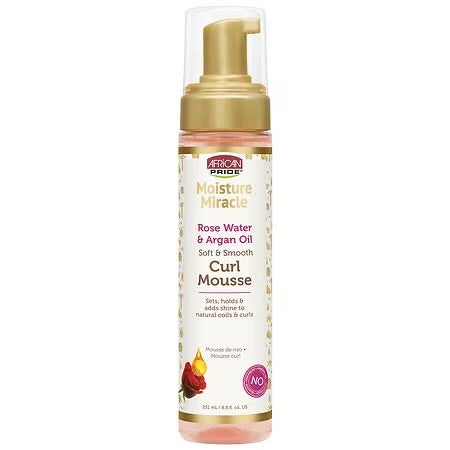 African Pride Moisture Miracle Curl Mousse, 8.5 oz