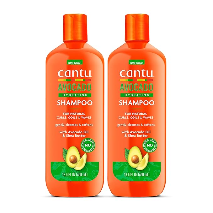 Cantu Avocado Hydrating Sulfate-free with Pure Shea Butter, 13.5 oz
