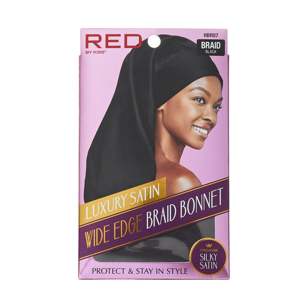 WIDE EDGE SILKY BRAID BONNET