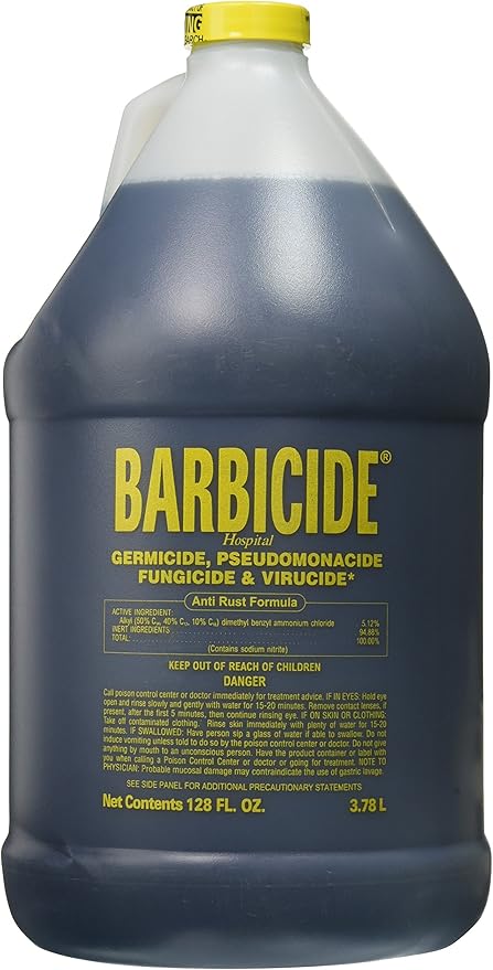 Barbicide BA-50673 Barbicide Disinfectant, 1 Gallon, Clean