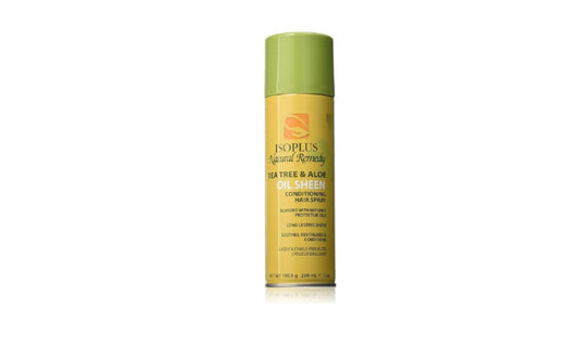 Isoplus Natural Remedy Tea Tree And Aloe Oil Sheen Conditioning Hair Spray