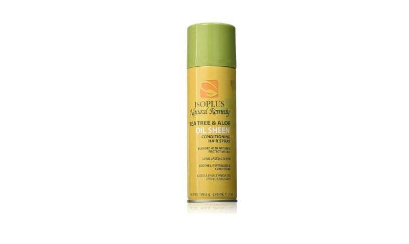 Isoplus Natural Remedy Tea Tree And Aloe Oil Sheen Conditioning Hair Spray