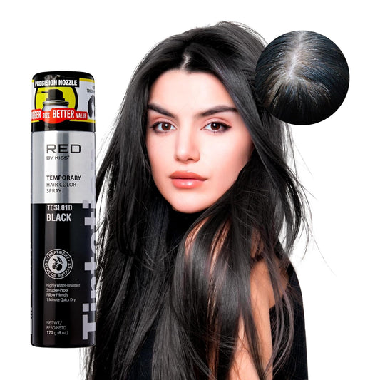 Tintation Temporary Hair Color Spray Root Touch Up Spray Hair Dye black