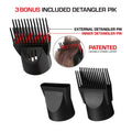 2000 CERAMIC DETANGLER DRYER PINK