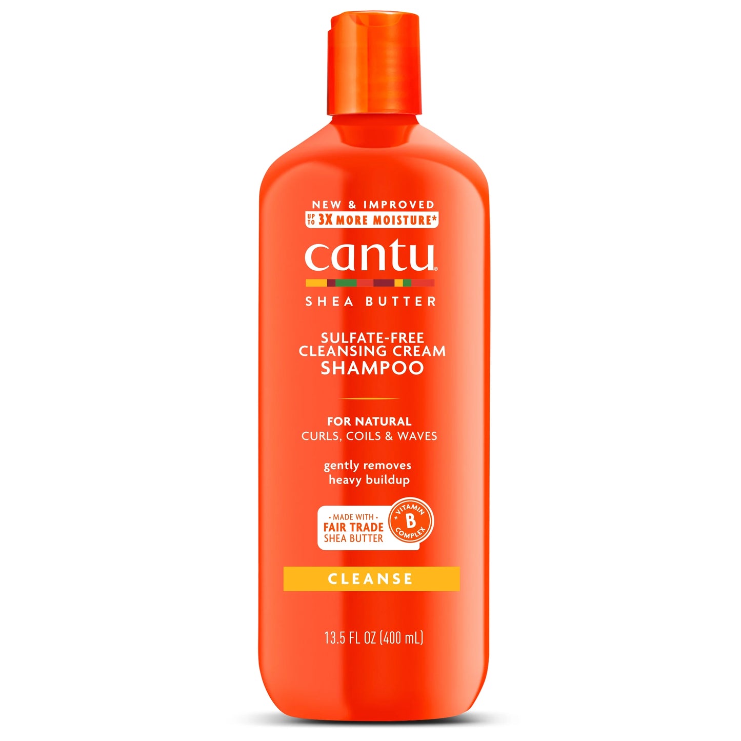 CANTU SHEA BUTTER NATURAL SULFATE FREE SHAMPOO 13.5OZ