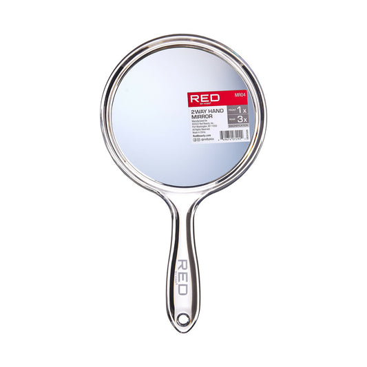 RED 2 WAY HAND MIRROR