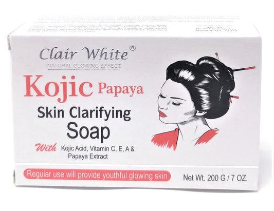 Clair White Kojic Papaya Skin Clarifying Soap 7 oz