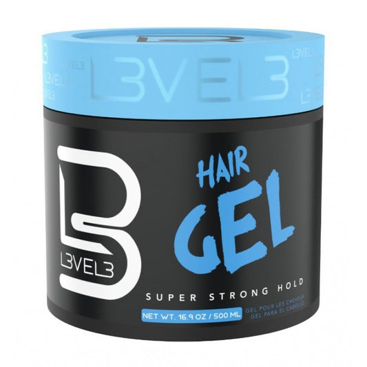 L3VEL3 Hair Styling Gel - Super Strong Hold 16.9 oz