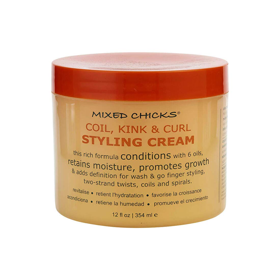 Mixed Chicks Coil, Kink & Curl Styling Cream, 12 Fl. Oz