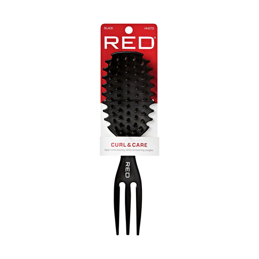 CURL & CARE DETANGLE BRUSH BLACK