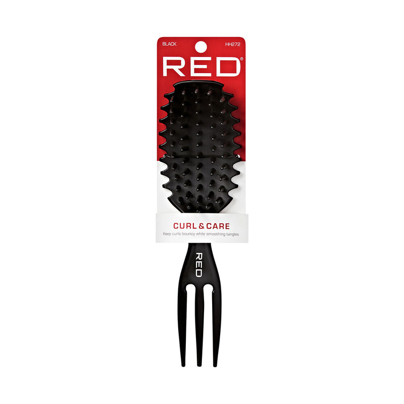 CURL & CARE DETANGLE BRUSH BLACK