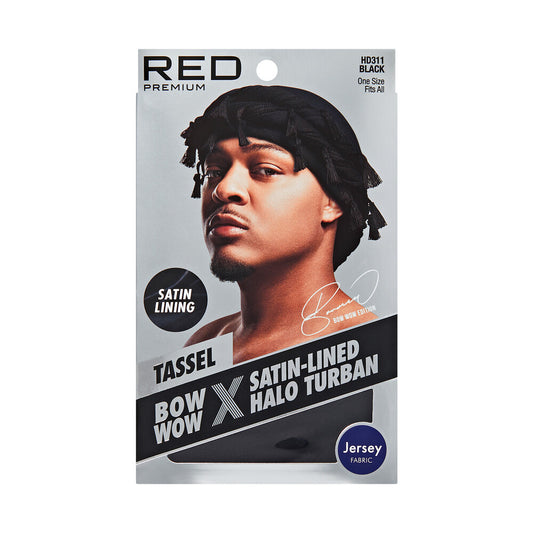 Satin lined infinity turban