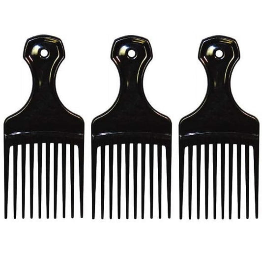 Plastic Mini Comb and Lift Hair Pick