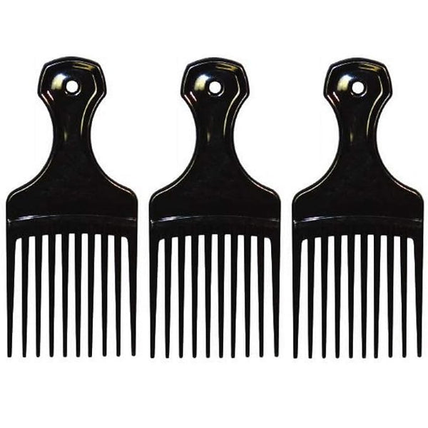 Plastic Mini Comb and Lift Hair Pick