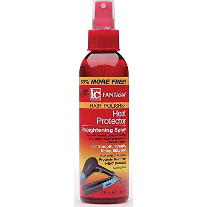 Heat protector straightening spray