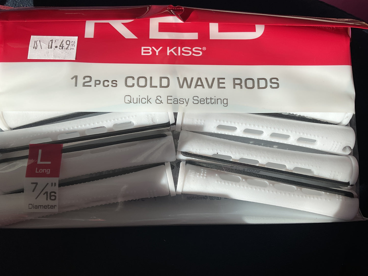 Red by kiss cold￼ wave rod, 12 piece