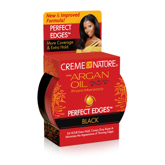 CREME of NATURE ARGAN OIL  EDGE CONTROL BLACK 2.25OZ