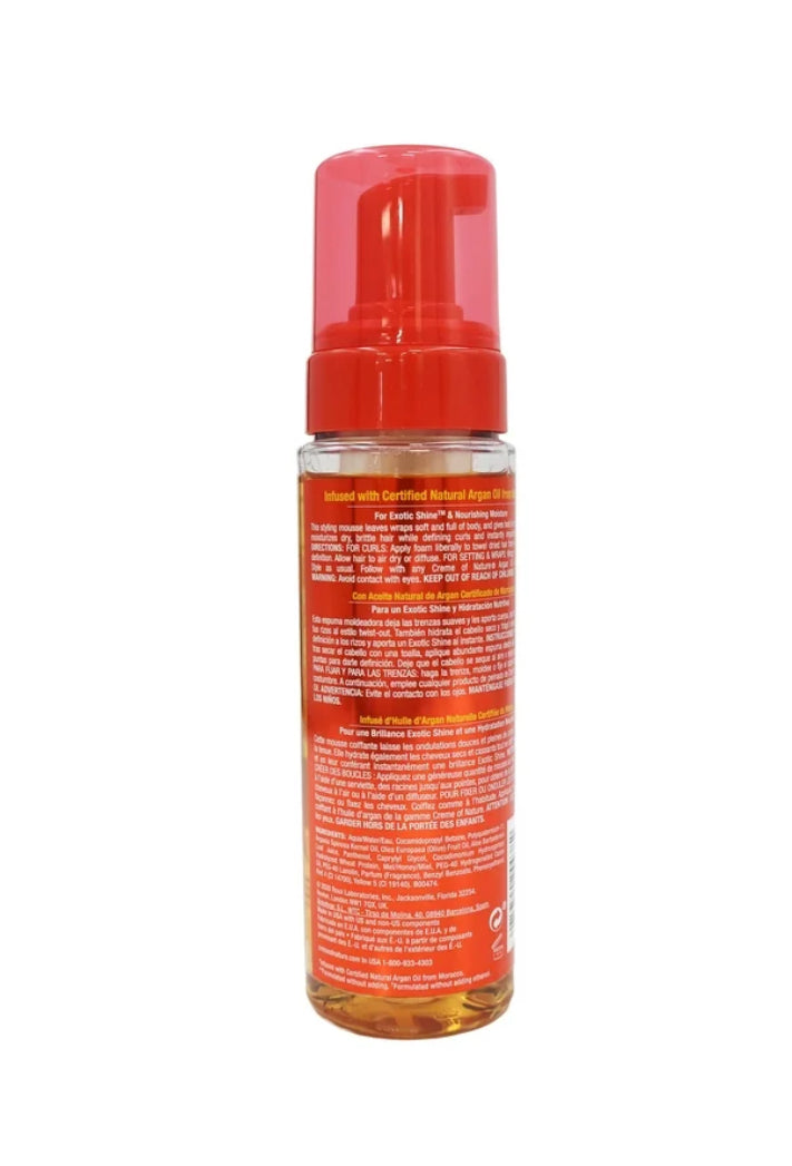 Cream of Nature Argan Oil Style & Shine Foaming Mousse