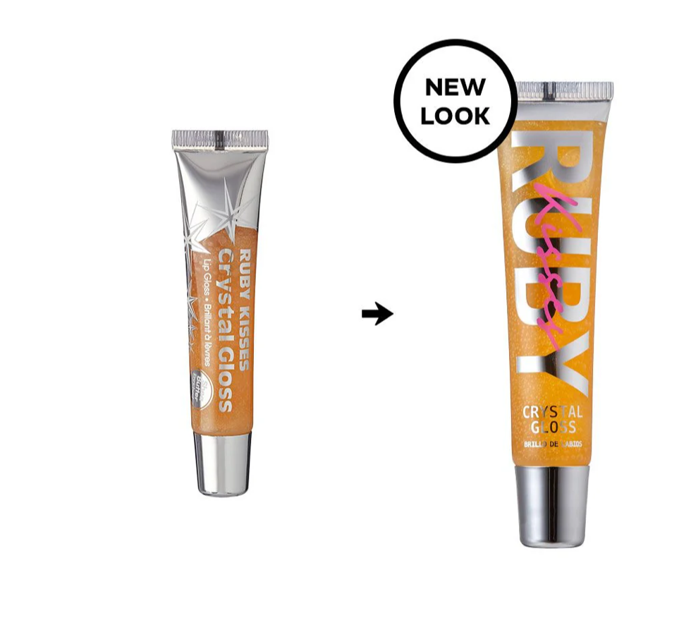 Crystal tube lip gloss