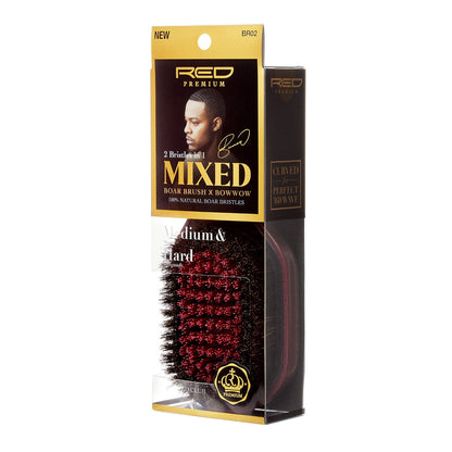Boar brush with case x Bowwow 2 bristle in 1