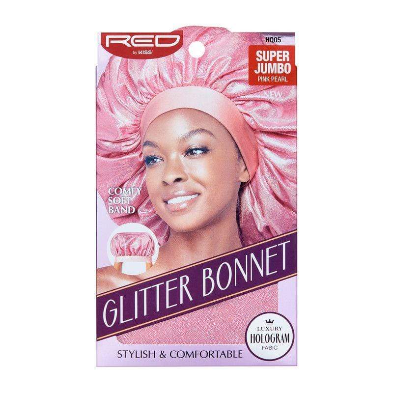 RED GLITTER BONNET SUPER JUMBO