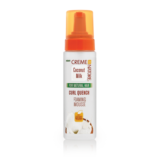 Creme of Nature coconut milk FOAMING MOOSE 7oz