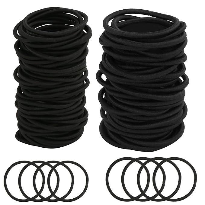 maximum hold elastic 16 pcs black