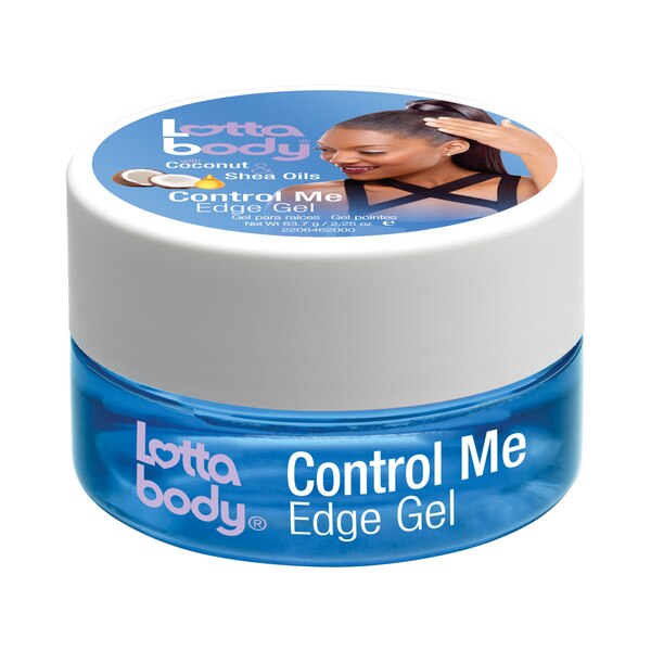 Lottabody Edge Control Hair Styling Gel with Coconut & Shea Oils, 2.25