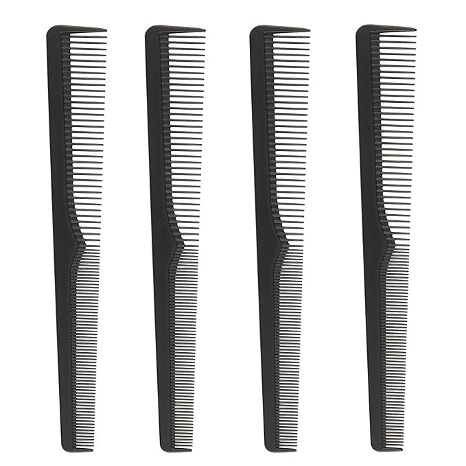 Carbon barber comb 1 pcs