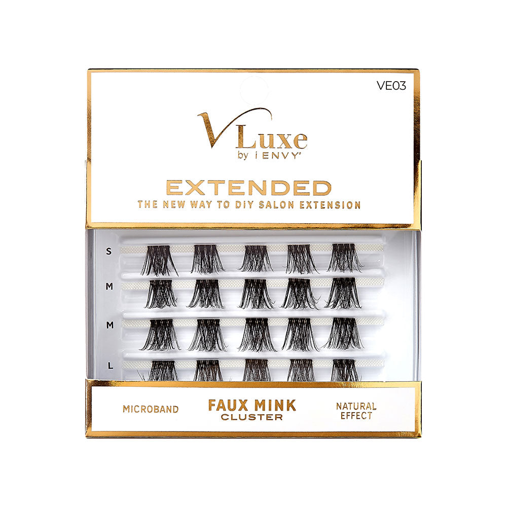 Extended Faux Mink Cluster Lashes