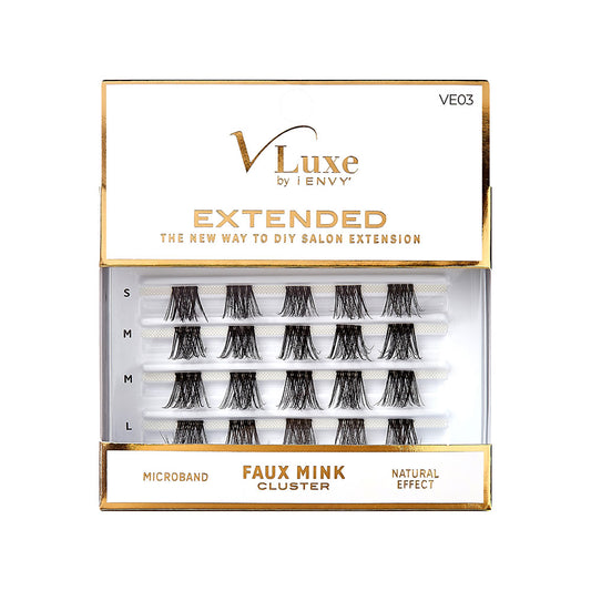 Extended Faux Mink Cluster Lashes