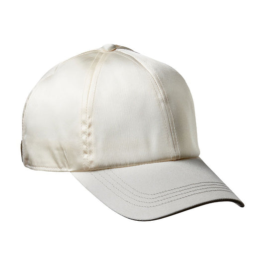 KEYSHIA COLE X All Over Satin Baseball Cap white