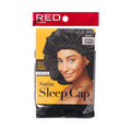 RED SATIN SLEEP CAP