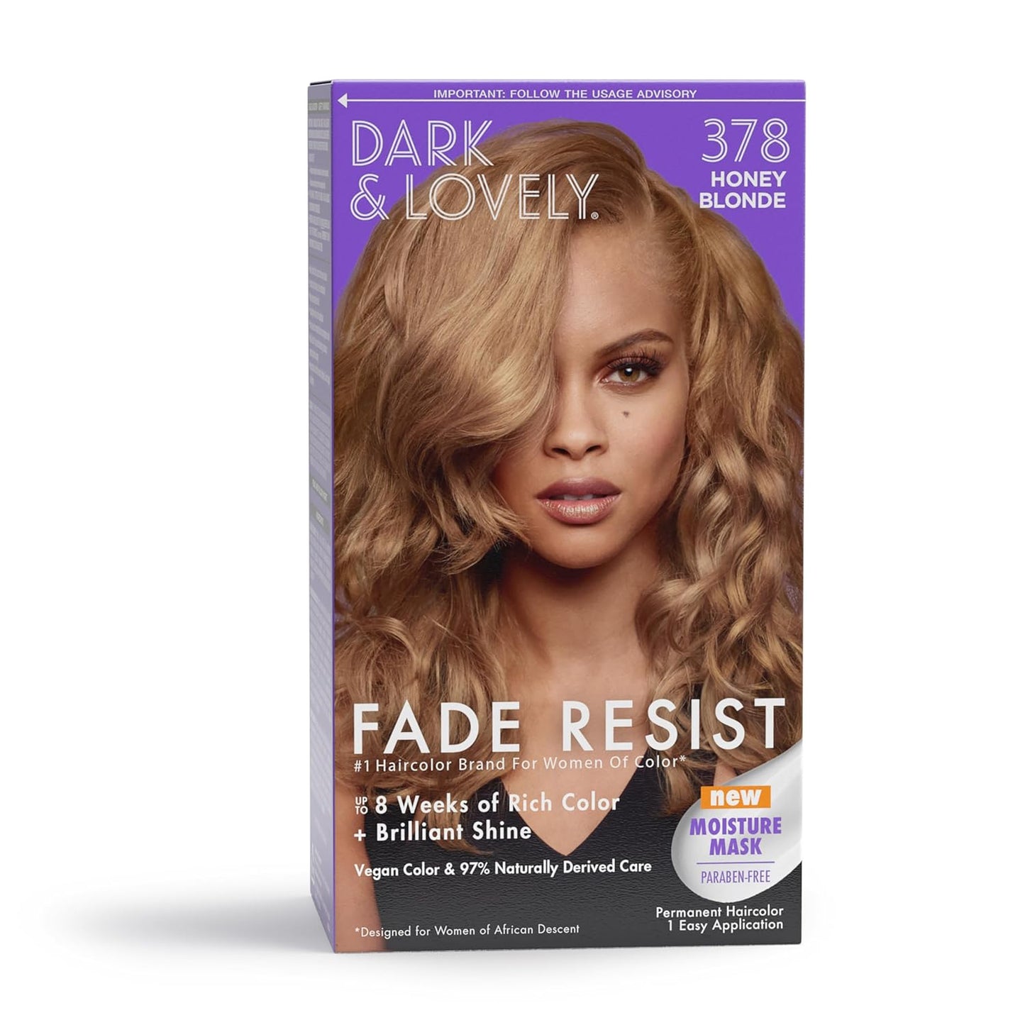 Dark and Lovely Fade Resist Rich Conditioning Hair Color, Permanent Hair Color