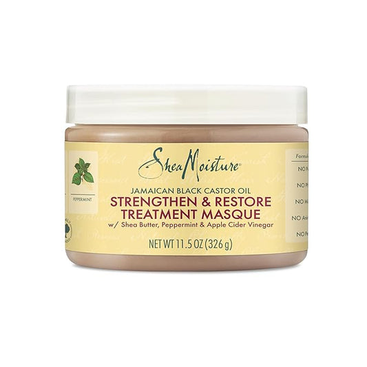 SheaMoisture Jamaican Black Castor Oil Treatment Masque Jamaican Black Castor Oil For Dry Hair Paraben Free Hair Mask