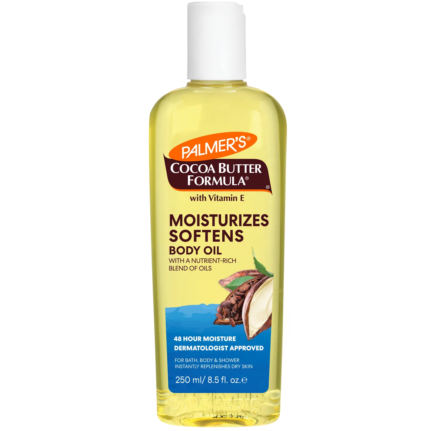 PALMER'S COCOA BUTTER FORMULA with Vitamin E MOISTURIZES SOFTENS BODY OIL