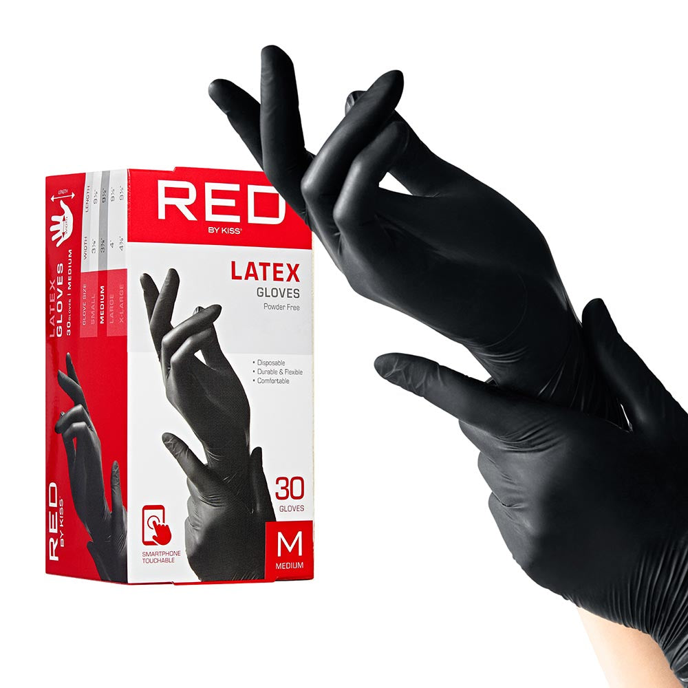 Black Latex Gloves (30pcs)