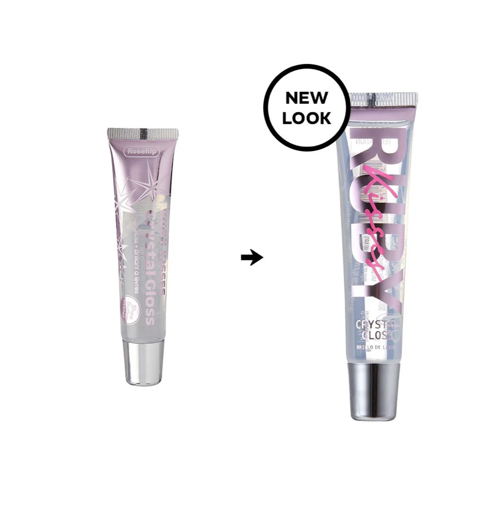 Crystal tube lip gloss
