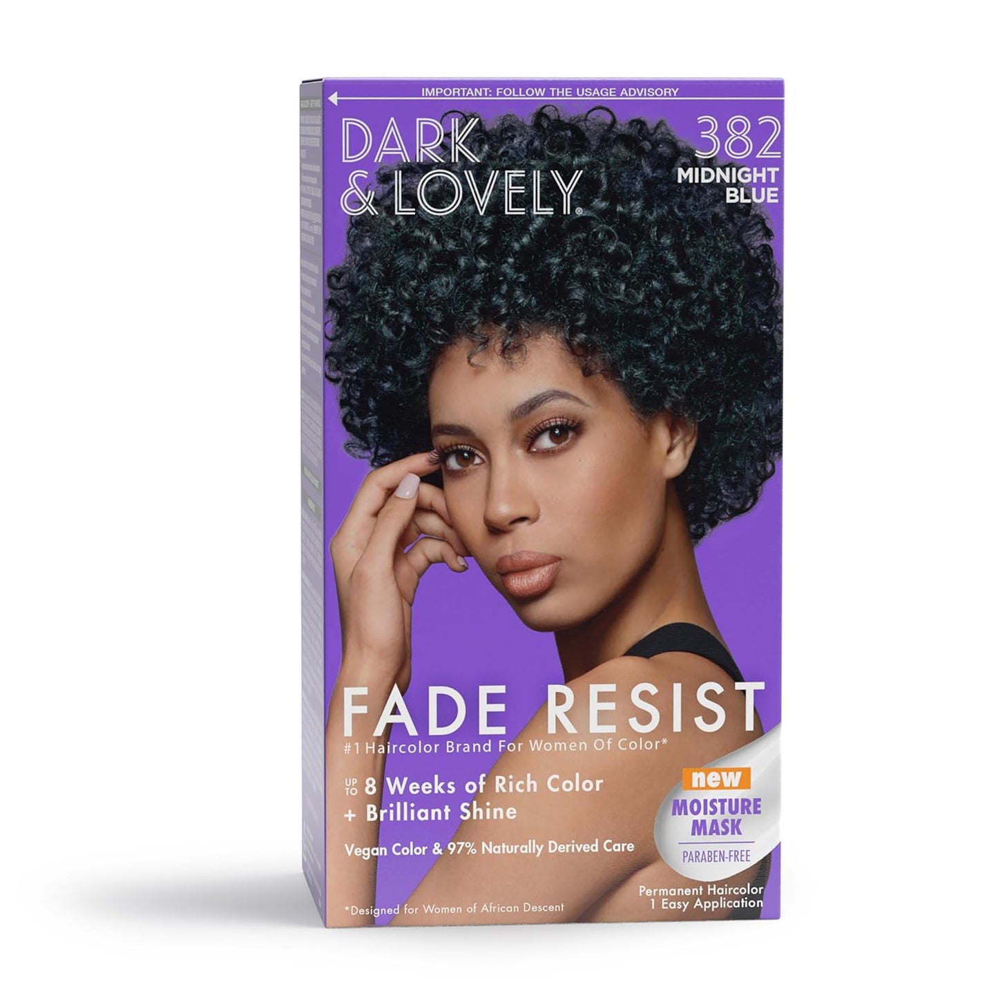 Dark and Lovely Fade Resist Rich Conditioning Hair Color, Permanent Hair Color