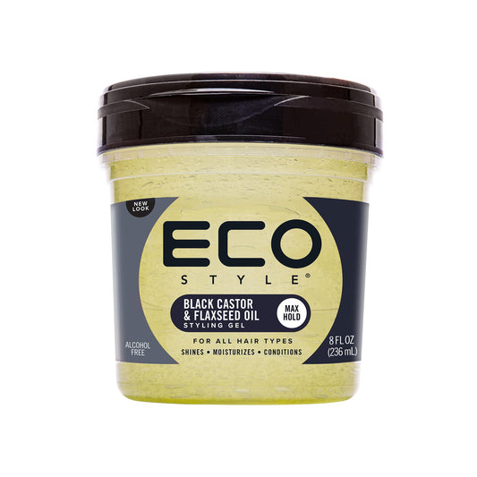 ECO STYLE GEL (BLACK CASTOR /FLAXSEED) 8oz