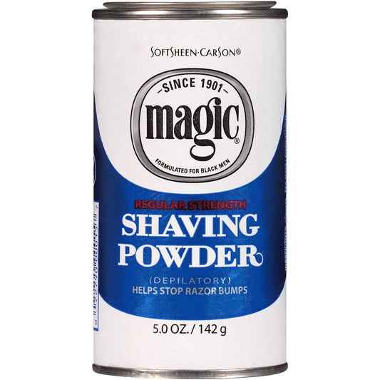 Magic Shaving Powder Blue Regular Strength 5 oz