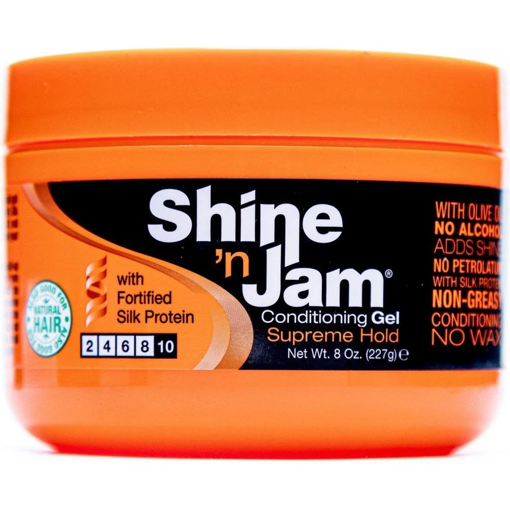 Ampro Shine 'N Jam Conditioning Gel - Supreme Hold 8oz