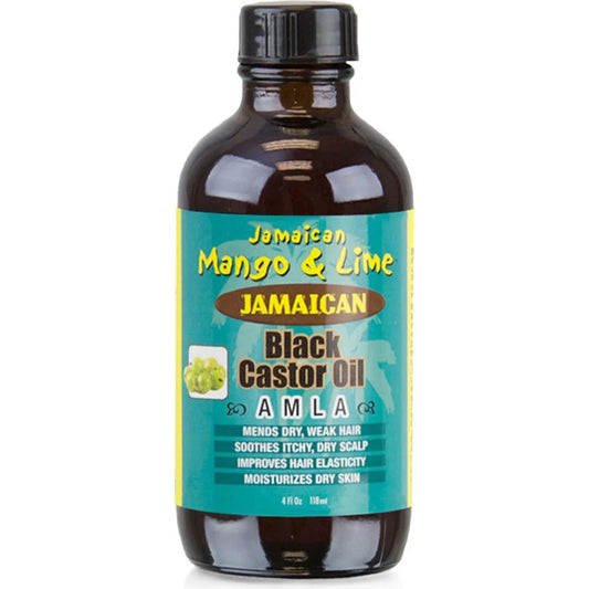 Jamaican Mango & Lime Black Castor Oil - Amla Oil 4oz/8oz