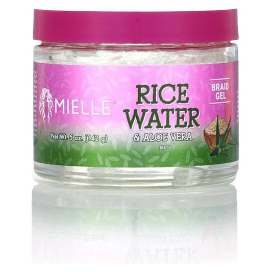 Mielle Rice Water Collection & Aloe Vera Braid Gel 5oz