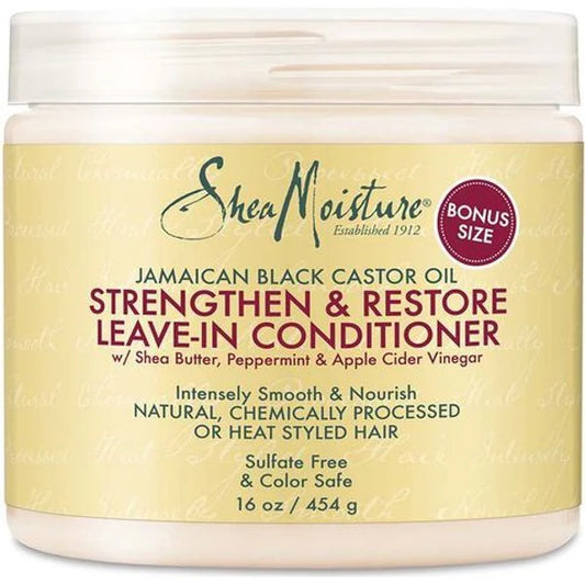 Shea Moisture Jamaican Black Castor Oil Strengthen & Restore Leave-In Conditioner 11oz