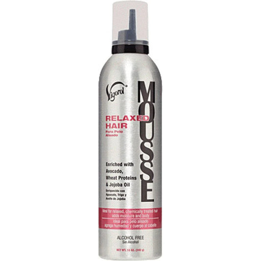 Vigorol Mousse Relaxed Hair 12 oz